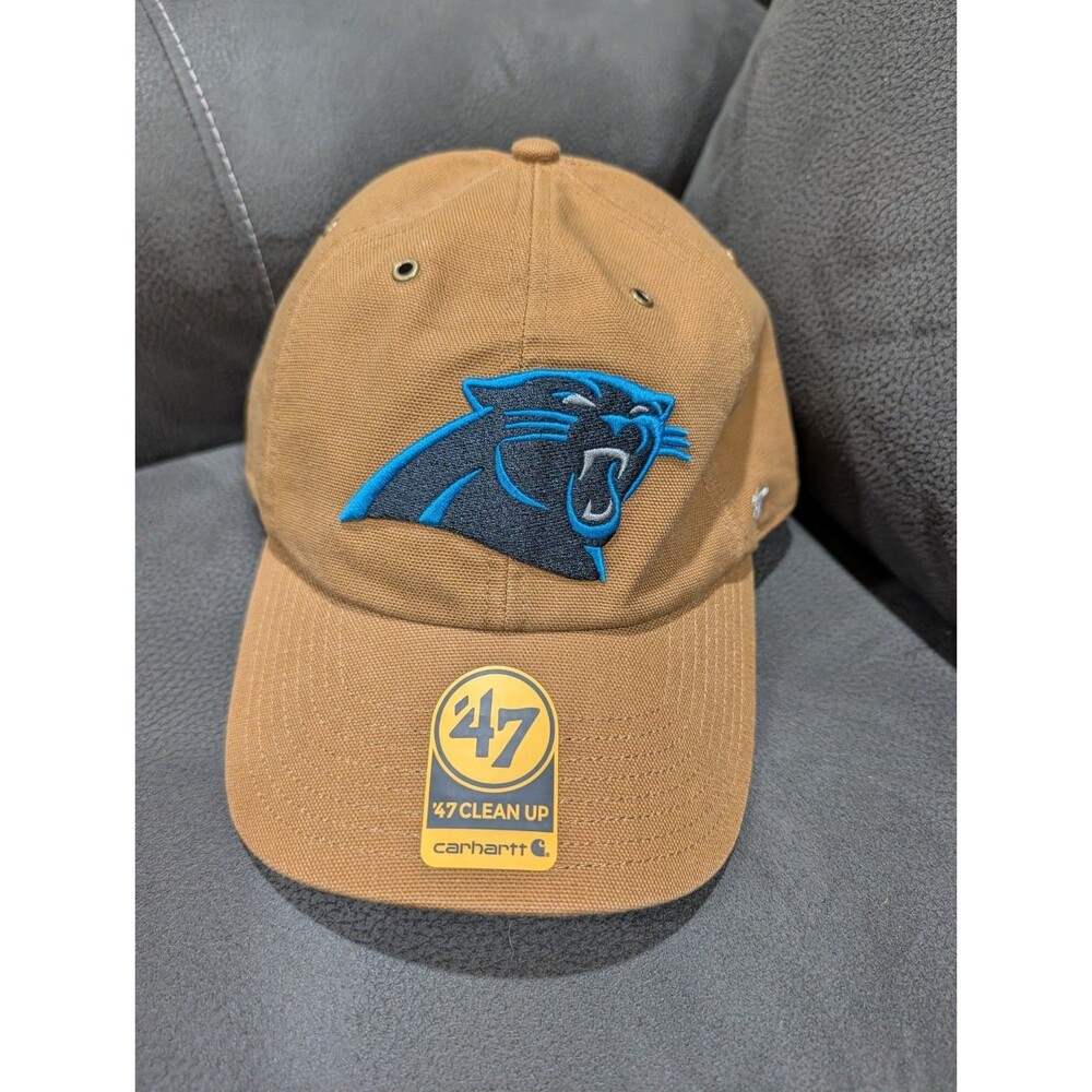 NWT Carolina Panthers Carhartt x ’47 Clean Up Brown Adjustable Hat – NFL OSFA